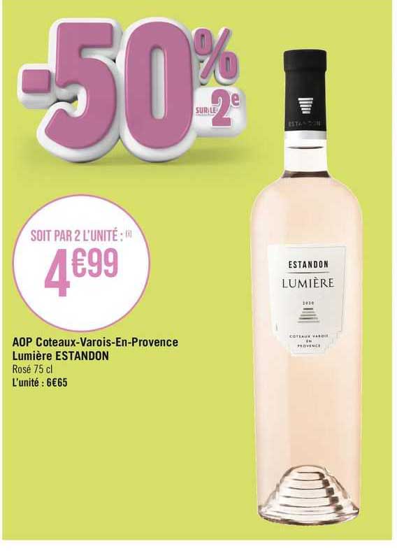 aop coteaux-varois-en-provence lumière estandon