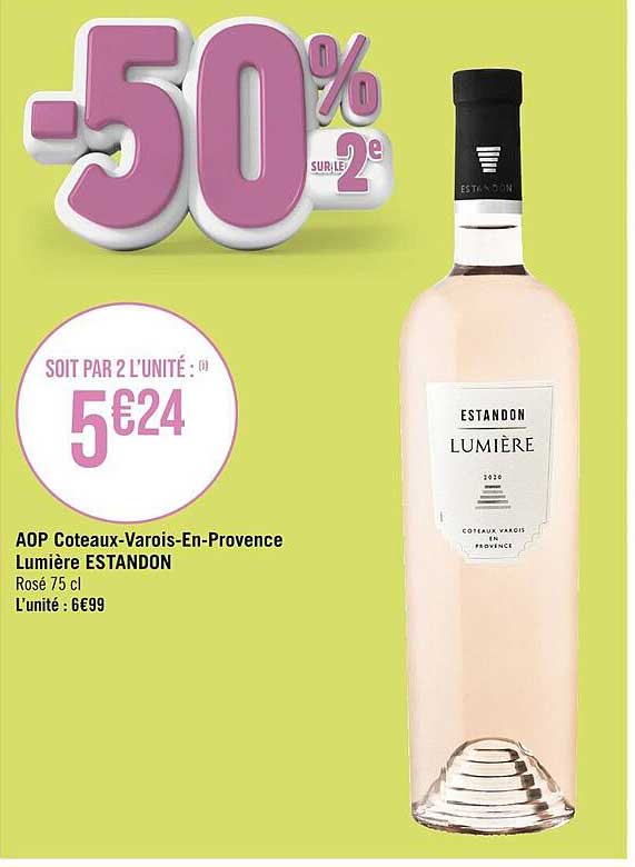 Aop Côteaux-varois-en-provence Lumière Estandon