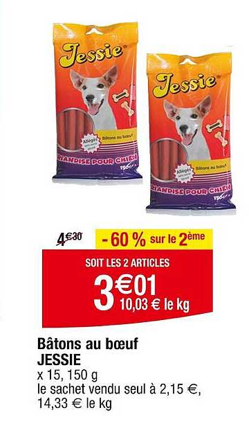 Bâtons Au Bœuf Jessie