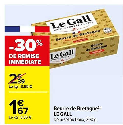 beurre de bretagne le gall