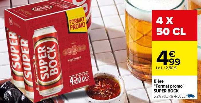 bière "format promo" super bock