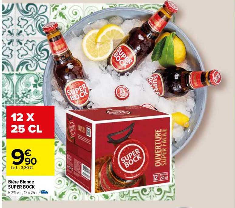 Bière Blonde Super Bock
