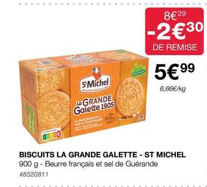 Biscuits La Grande Galette - St Michel