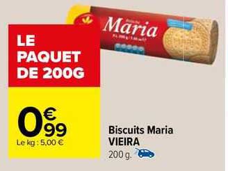 biscuits maria vieira