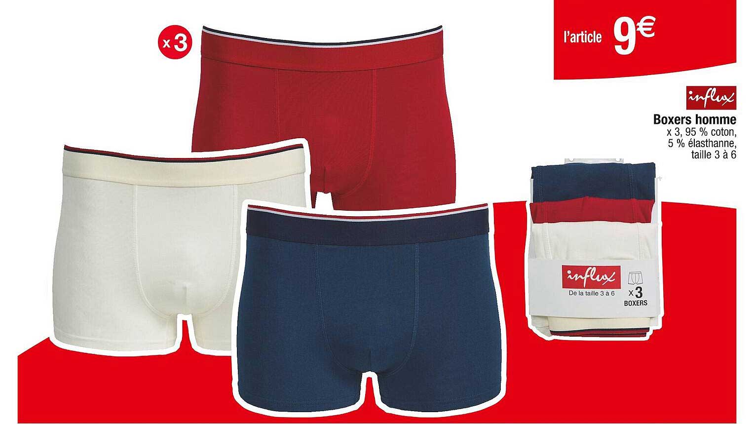Boxers Homme Influx