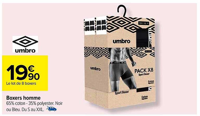 Boxers Homme Umbro