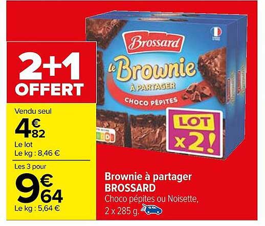 brownie à partager brossard