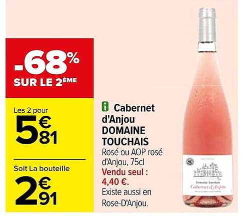 cabernet d'anjou domaine touchais