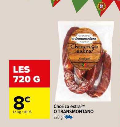 chorizo extra o transmontano
