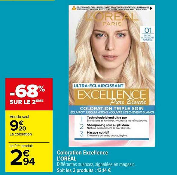 Coloration Excellence L'oréal