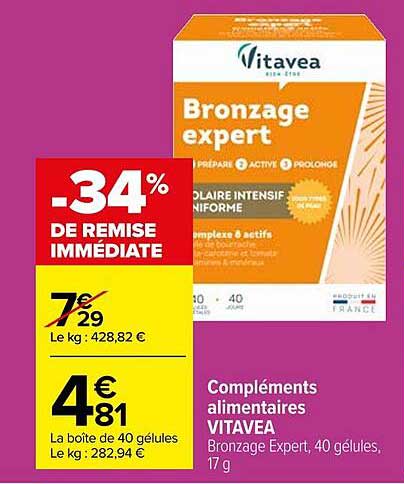 compléments alimentaires vitavea