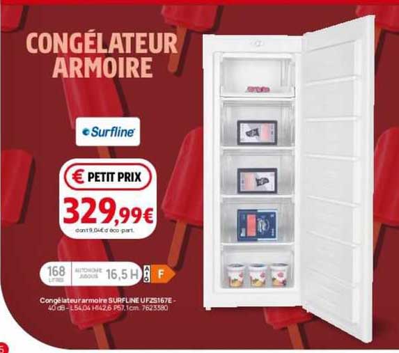 Congélateur Armoire Surfline