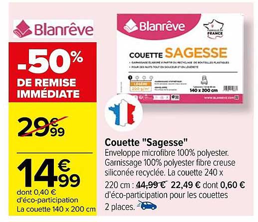 couette "sagesse" blanrêve