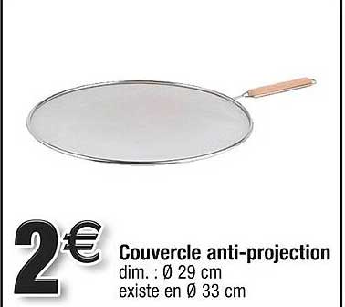 couvercle anti-projection