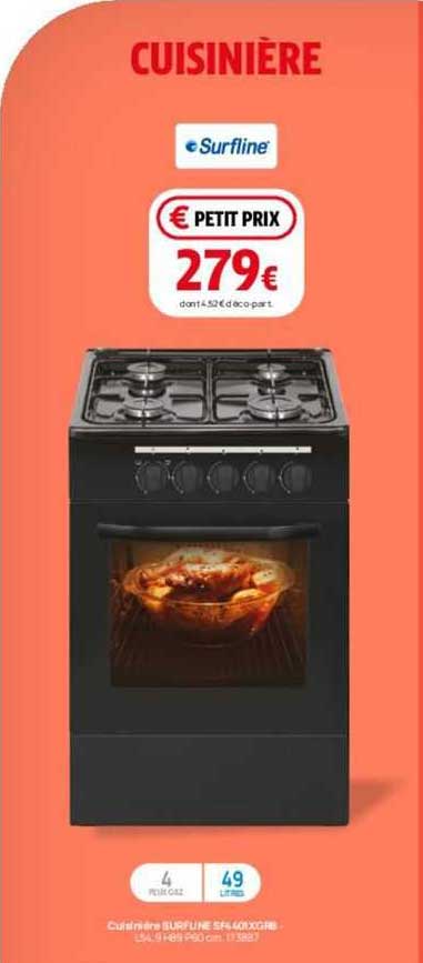 Cuisinière Surfline