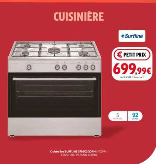 Cuisinière Surfline