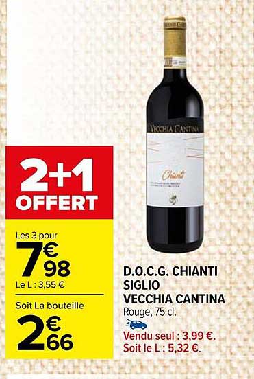 d.o.c.g. chianti siglio vecchia cantina