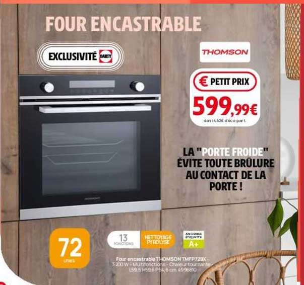 Four Encastrable Thomson