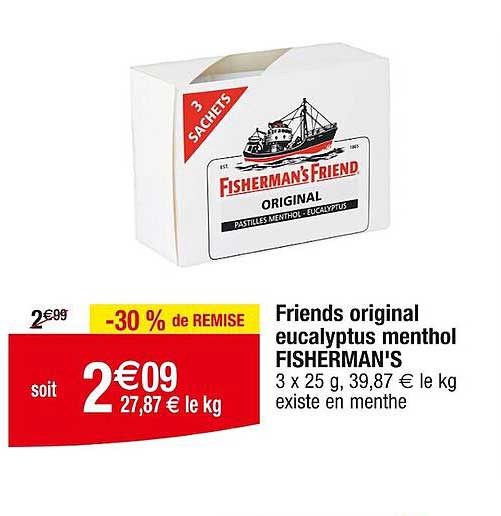 friends original eucalyptus menthol fisherman's