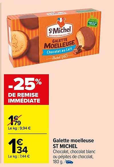 Galette Moelleuse St Michel