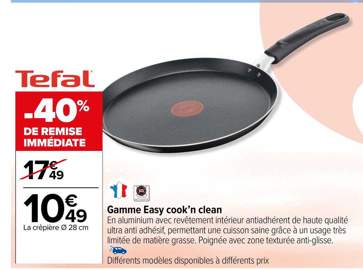 gamme easy cook'n clean tefal