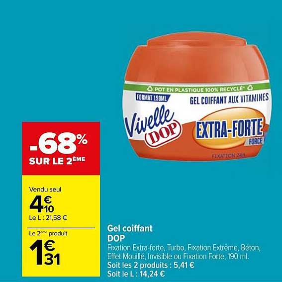 gel coiffant dop