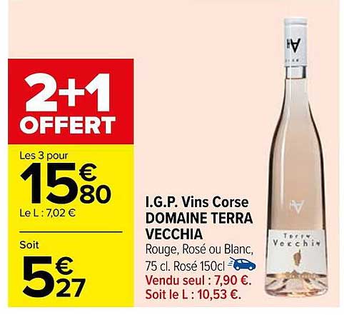 i.g.p. vins corse domaine terra vecchia