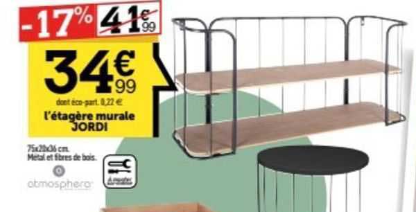 l'étagère murale jordi