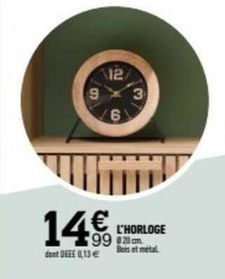l'horloge