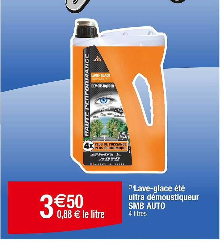 lave-glace été ultra démoustiqueur sms auto