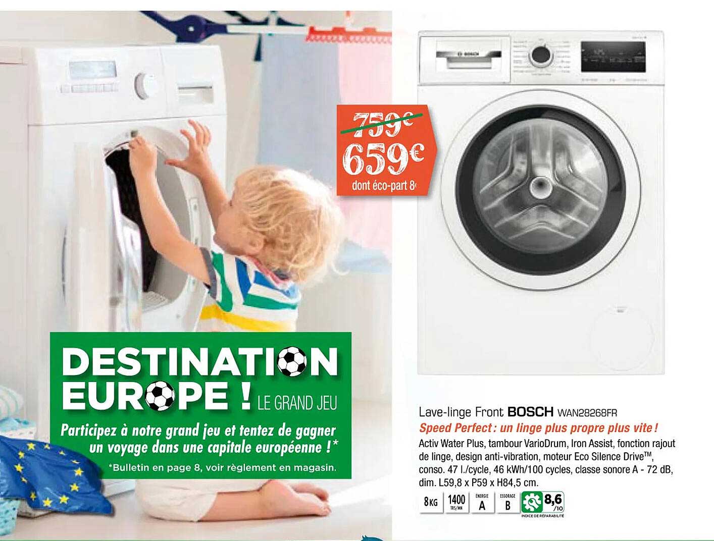 lave-linge front bosch