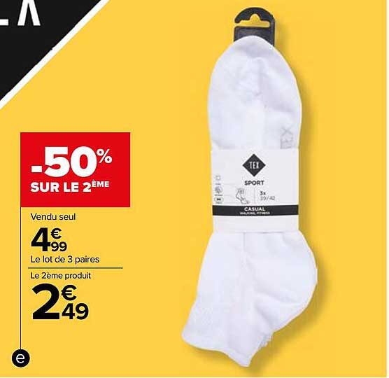 Le Lot De 3 Paires Tex