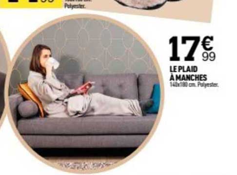 le plaid à manches