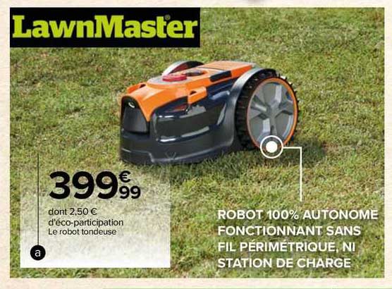 le robot tondeuse lawnMaster