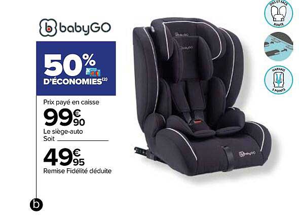 le siège-auto babyGo