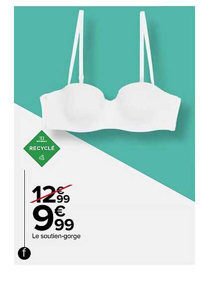 le soutien-gorge tex recyclé