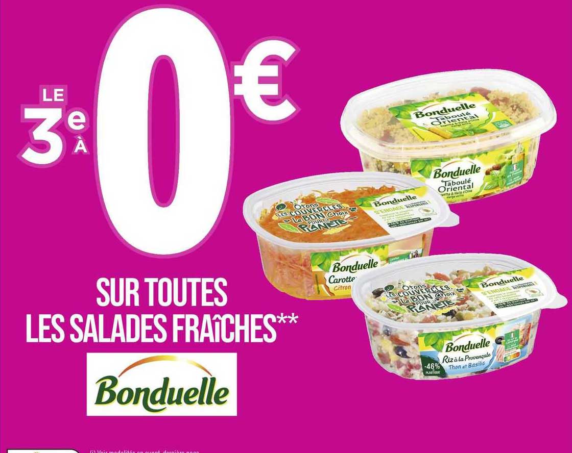lees salades fraîches bonduelle
