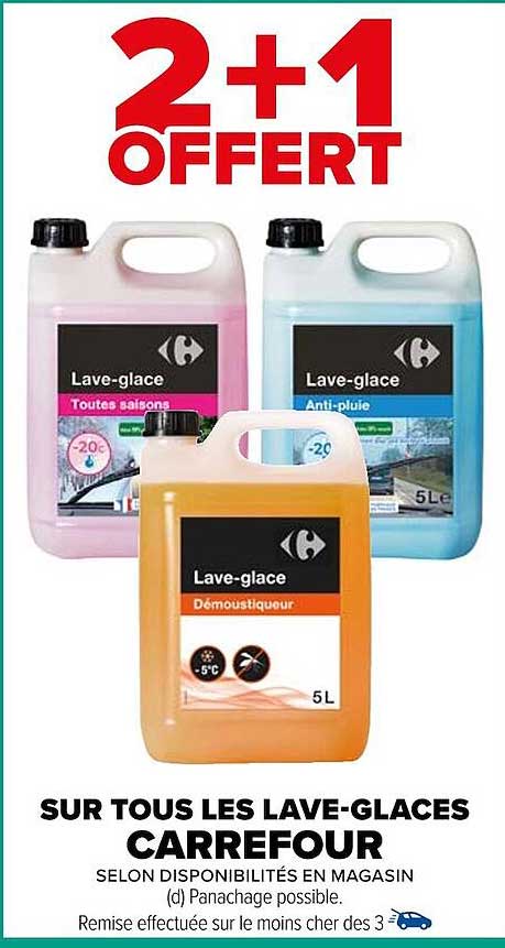 Les Lave-glaces Carrefour