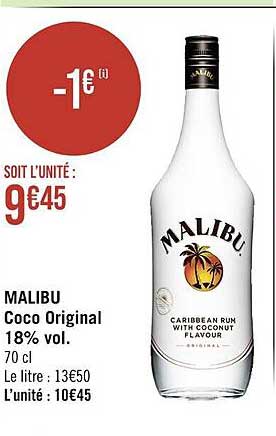 Malibu Coco Original 18% Vol