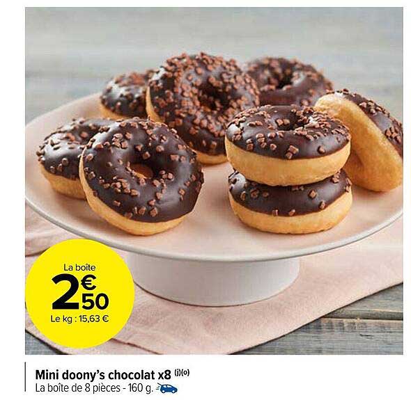 Mini Doony's Chocolat X8