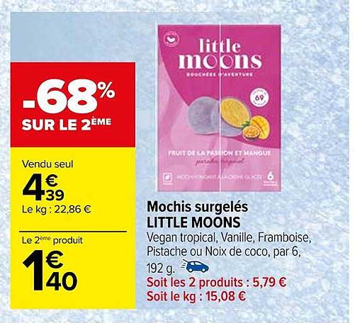 mochis surgelés little moons