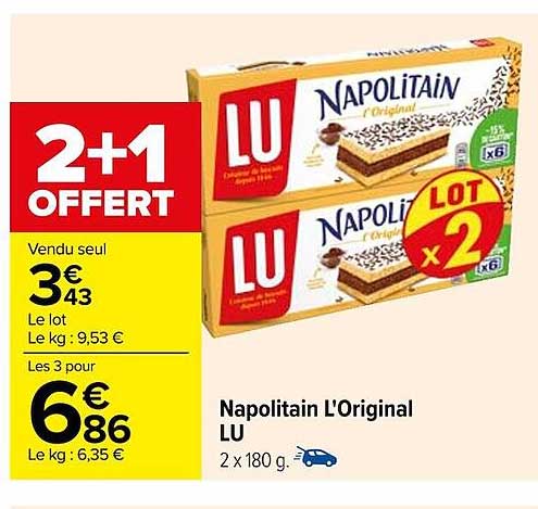 Napolitain L'original Lu