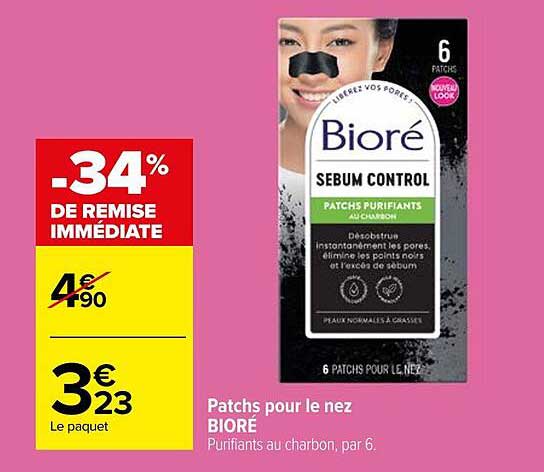 Patchs Pour Le Nez Bioré