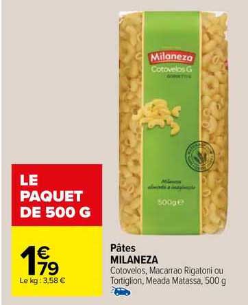Pâtes Milaneza