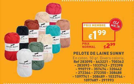 pelote de laine sunny