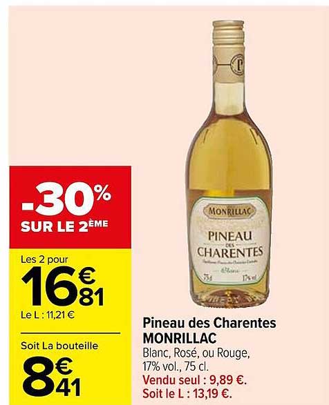 pineau des charentes monrillac