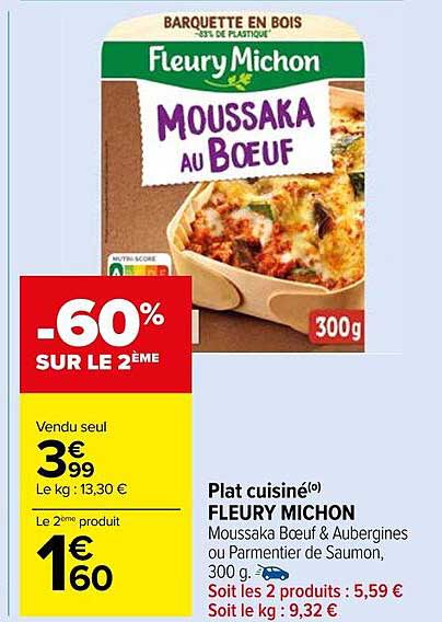 plat cuisine fleury michon