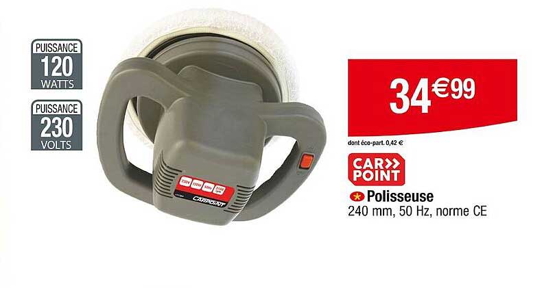 polisseuse car>> point