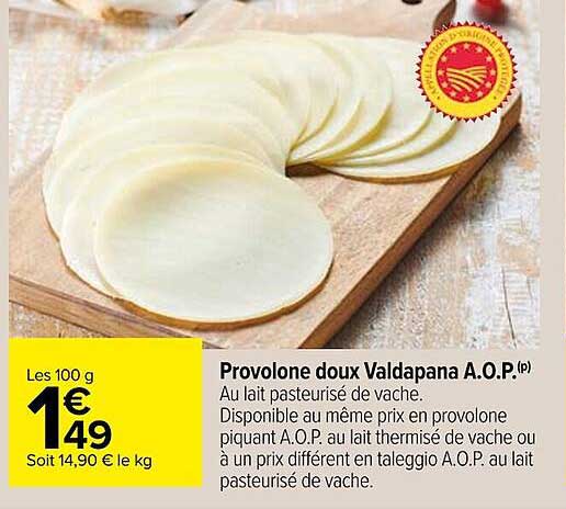 provolone doux valdapana a.o.p.