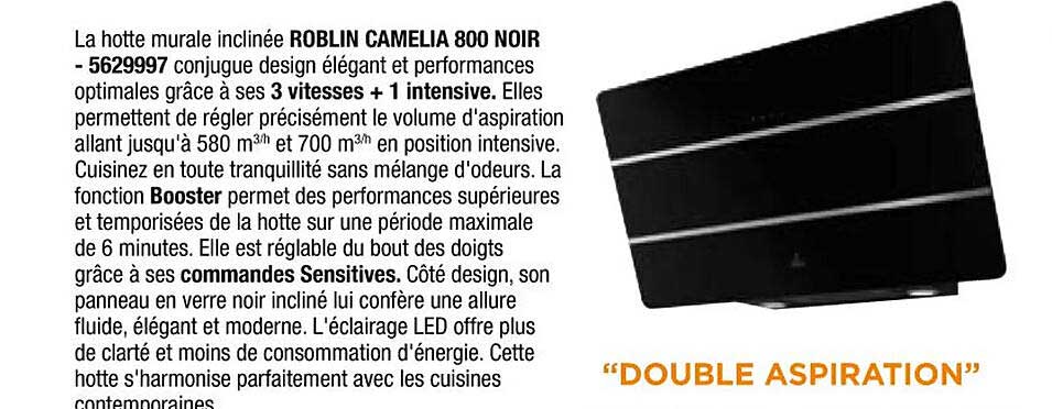 roblin camelia 800 noir